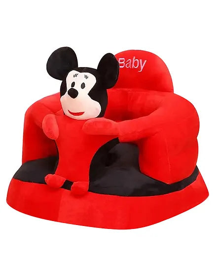 Baby Seating Training Sofa Seat Cartoon Theme - Red