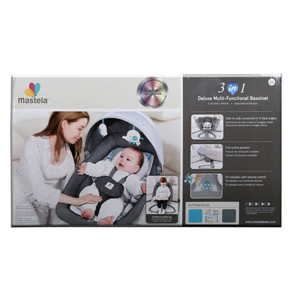 Mastela Deluxe 3-in-1 Multi-Function Electric Swing & Bassinet