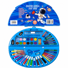 Super Mega 68-Piece Kids Art Set – Complete Drawing, Coloring & Painting Kit in Portable Carry Case