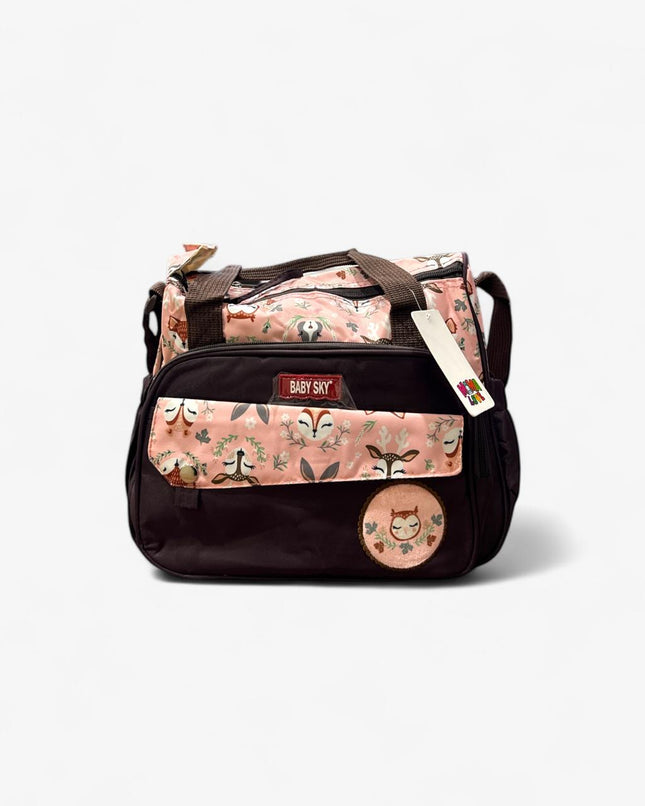 Large Size Baby Diaper Bag (Brown)