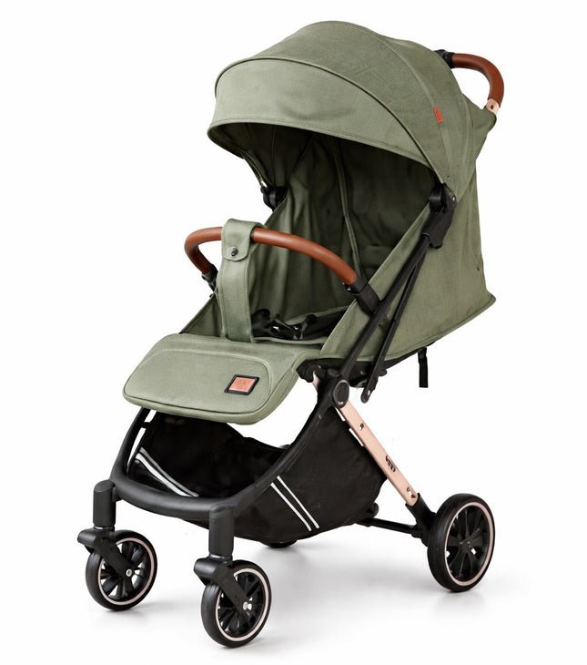 Kidilo k868 - Premium All-Terrain Baby Stroller with Adjustable Canopy & Leatherette Handle
