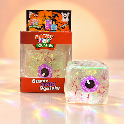 Glittery Googly Eye Squishy Cube – A Sparkly Little Squeeze!