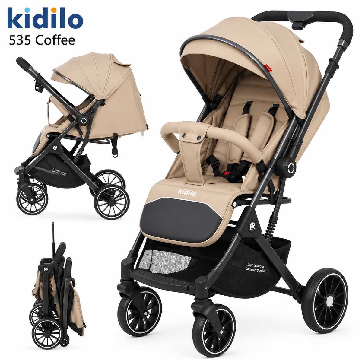 Kidilo k535 stroller - beige