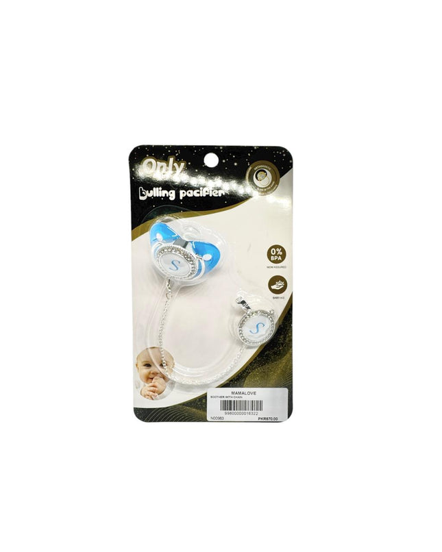 Only Baby S Alphabet Pacifier With Rhinestone Clip