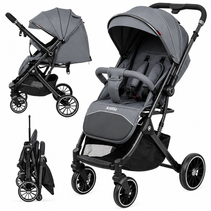 Kidlo k535 - double face handle stroller - Grey
