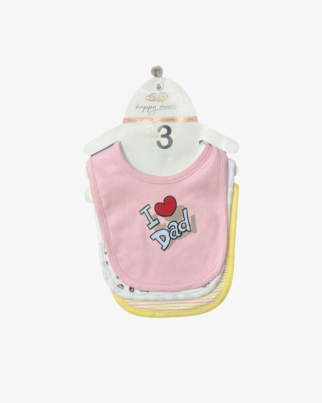 Happy Mum Bib Gift Pack Of 3