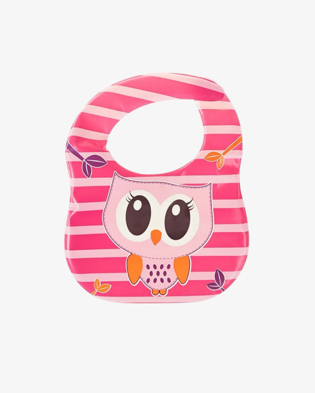 Baby Bib With Owl Design