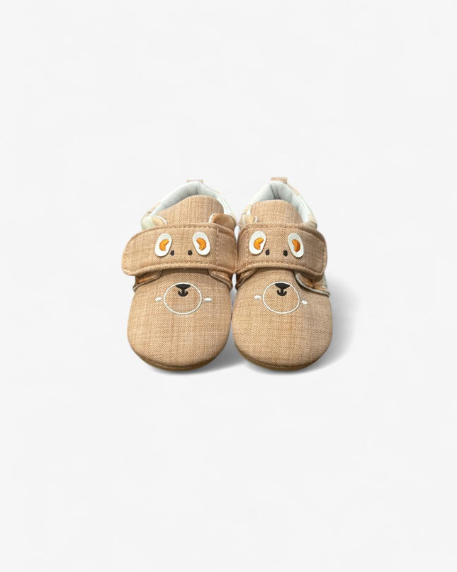 Kids Shoes With Cute Pattern  (Peach)