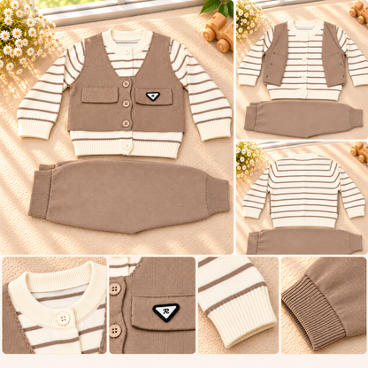 Little Gentleman Premium Knitted 2-Piece Outfit Set  G07305