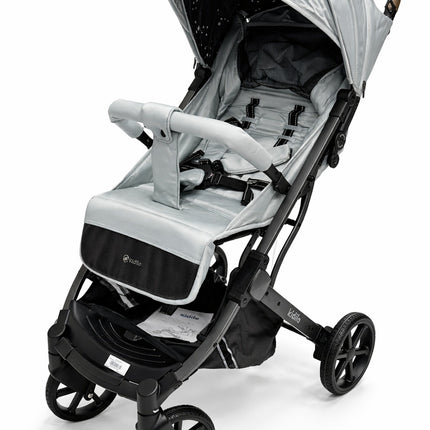 KIDILO  v1 - Premium Baby Stroller with Adjustable Recline, Large Canopy & Smooth-Ride Wheels – Light Grey