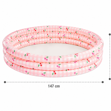 Intex Wet Set Pink Glitter Inflatable Kids Swimming Pool – Family Splash Pool 147 x 33cm