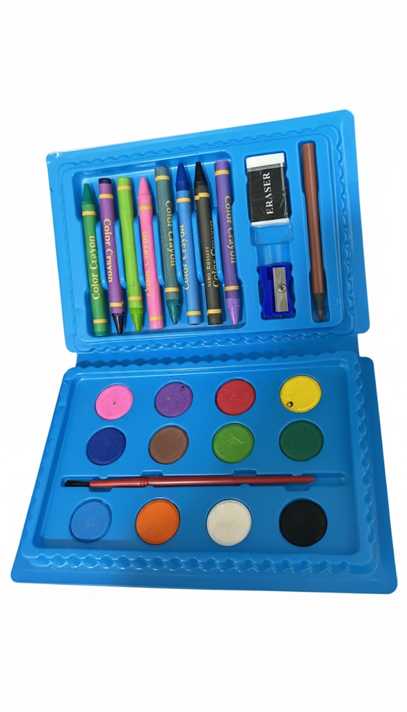 Undersea World 24-Piece Kids Colouring Art Set