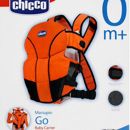 Chicco Go Baby Carrier (0m+) – Comfortable Front Carry Baby Holder (3.5kg to 9kg)
