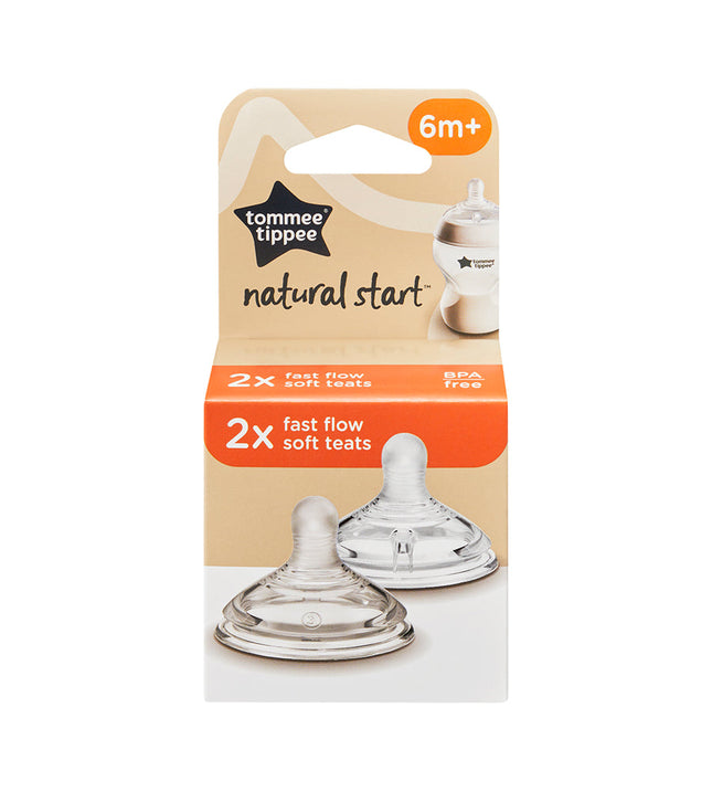 Natural Start Fast Flow Teat 2-PK Tommee Tippee - 423963
