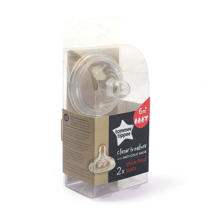 Thick Feed Flow (Y-CUT) Teat Pack Of 2 Tommee Tippee 422142