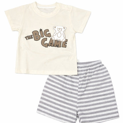 The Big Game Baby/Toddler T-Shirt and Striped Shorts Set