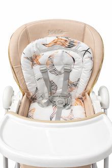 Kidilo _ Premium Adjustable Baby High Chair with Removable Feeding Tray & Wheels h113