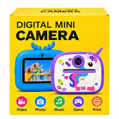 Kids Digital Mini Instant Print Camera