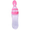 SQUEEZE BABY FOOD DISPENSING SPOON PINK-Full Size