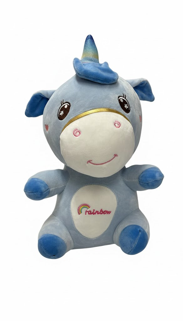 Blue Unicorn Plush – Soft & Magical Stuffed Toy for Kids
