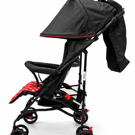 Lightweight Baby Stroller DN303  with Large Canopy & Polka Dot Seat