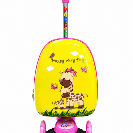3-Wheel Scooter with Storage Backpack – Adjustable Kids Ride-On Scooter - 601