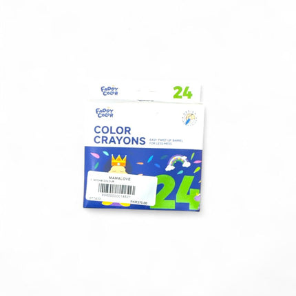Faddy Crayons Colors 24 Pcs