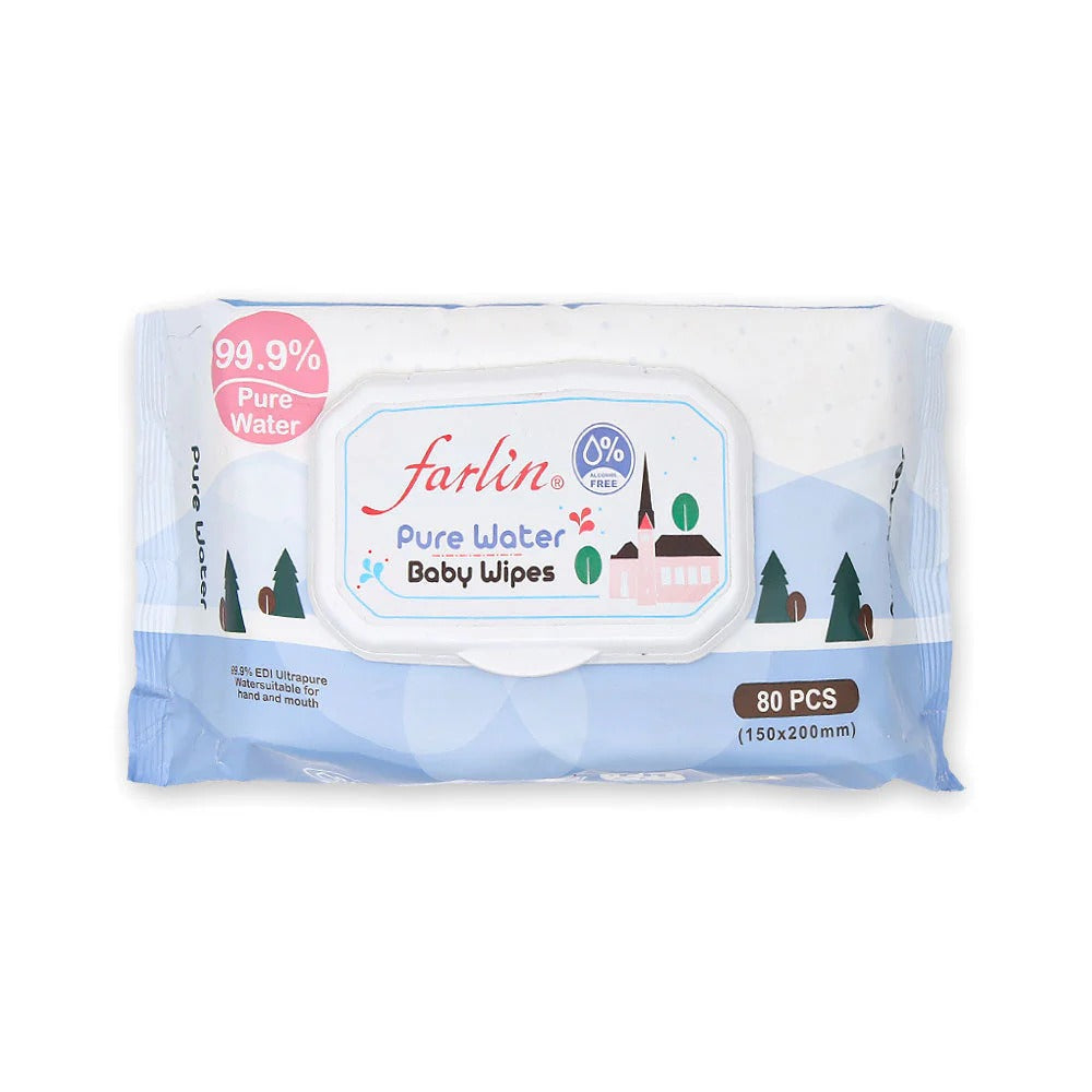 Farlin - WET WIPES PURE WATER PK-80 FLIP TOP