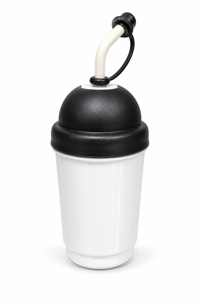 White Travel Cup with Lid