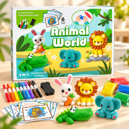 Clay & Painting Kit – Creative Art & Craft Set for Kids