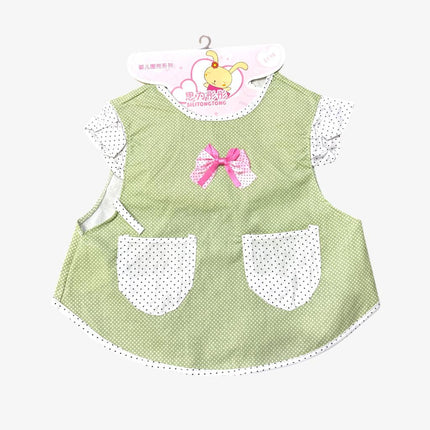 Baby Frock Bib (Polka Dots)