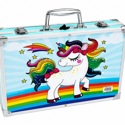 Professional Deluxe Art Set – Complete Drawing, Painting & Sketching Kit in Portable Aluminum Carry Case