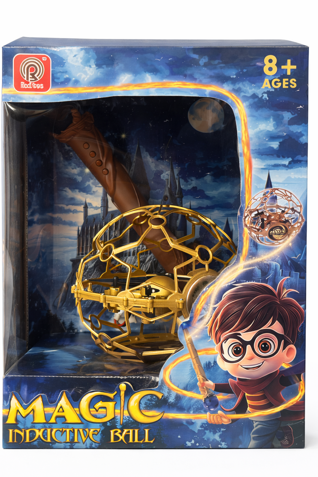 Magic Inductive Flying Ball – 360° Rotating Hover Ball Toy (6-Axis Gyroscope, 2.4GHz)