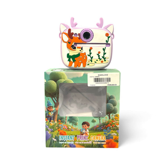 Kids Instant Print Digital Camera – Deer Theme