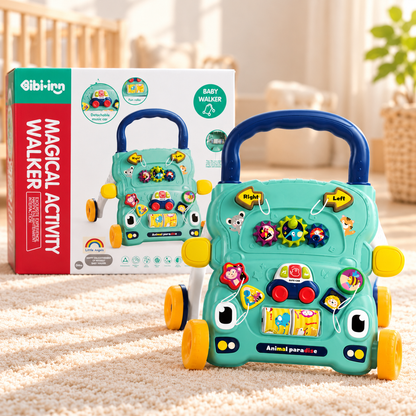 Baby Activity Walker with Detachable Toy Car