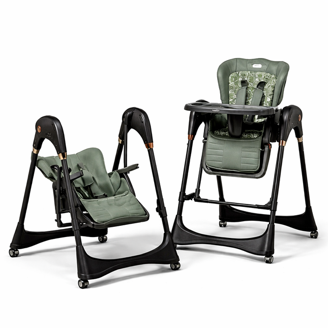Kidilo 2-in-1 Baby High Chair & Swing – Adjustable Feeding Chair with Recliner Mode