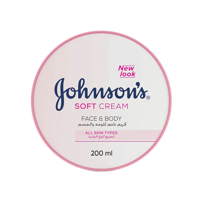 Johnson's Soft Cream Face & Body 200 ml