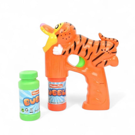 Cute Tiger Shape Bubble Gun