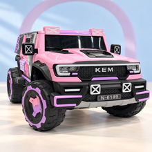 KEM N-6189 Kids Electric Ride-On Jeep – 12V Luxury Pink Off-Road SUV with LED Lights