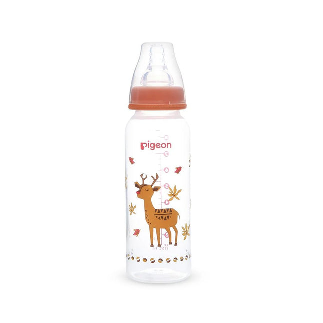 PIGEON COLORFUL ERGONOMIC BABY BOTTLE – 4+ MONTHS