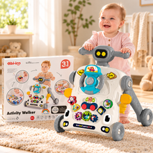 Activity Walker with Steering Wheel and Play Panel