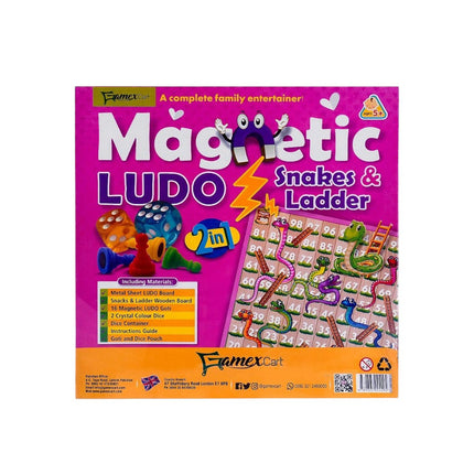 Magnetic Ludo And Snake Ladder Game