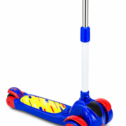Kids 3-Wheel Adjustable Scooter with LED Front Lights - TYS 222
