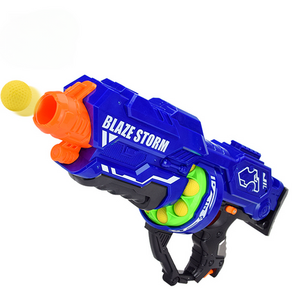 Blaze Storm Battery Operated Soft Ball Gun – 12 Balls | Kids Shooting Toy Gun