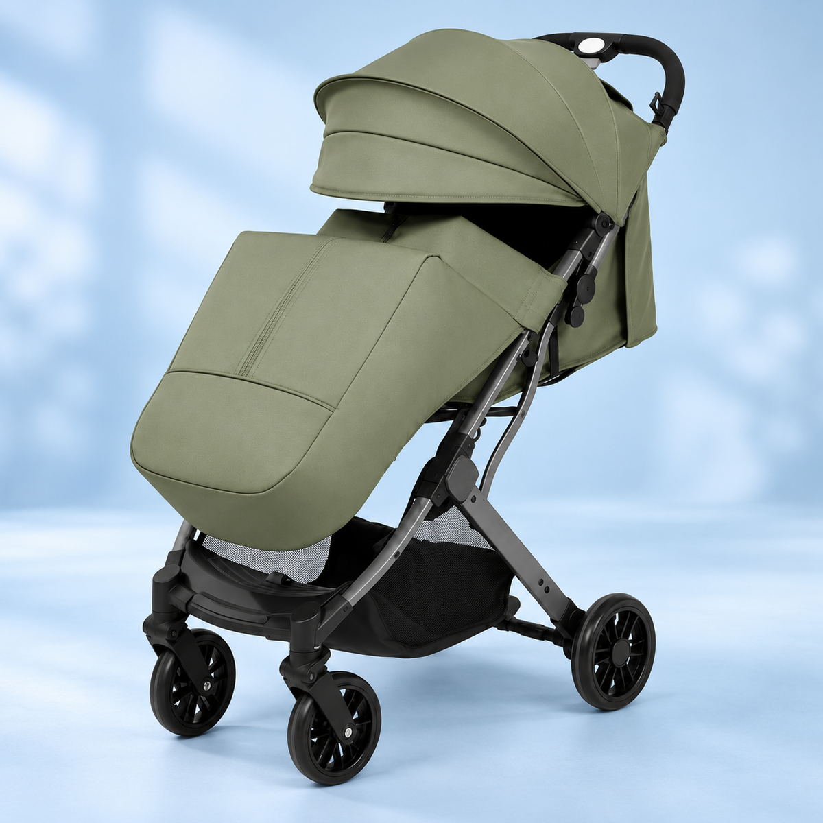 Kidilo K8F Pro Baby Stroller – Green Edition