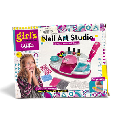 Girl’s Creative Nail Art Studio – DIY Manicure Set for Kids 💅💖