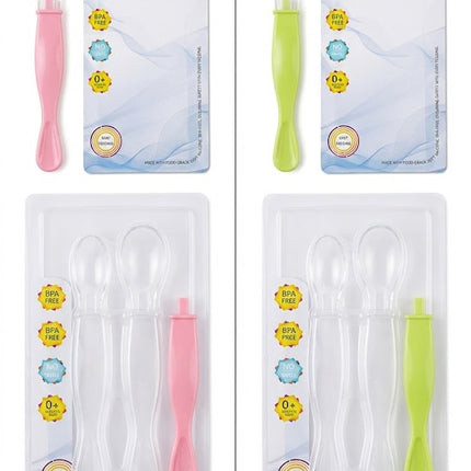 Baby Silicone Spoon Set – Soft BPA Free Feeding Spoons for Newborns (0+ Months)