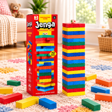 IMPORTED | 72 - Piece Wooden Jenga Tower Game