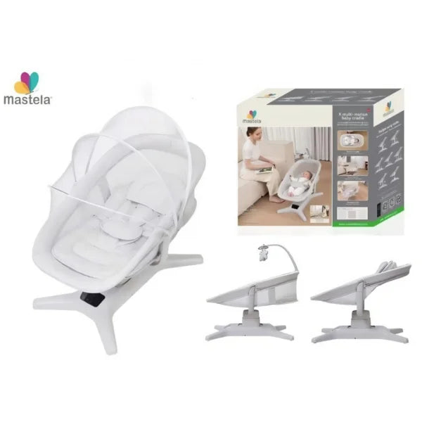 Mastela Deluxe Multi Motion Baby Cardel Electric Swing (Grey)