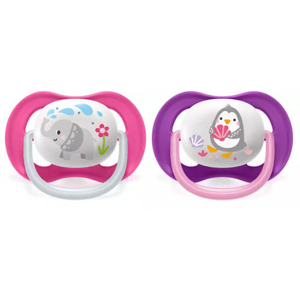 Philips Avent Soother Ortho 6-18-M Girl SCF080/08